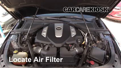 2016 Cadillac CT6 Premium Luxury 3.0L V6 Turbo Filtre à air (moteur) Changement